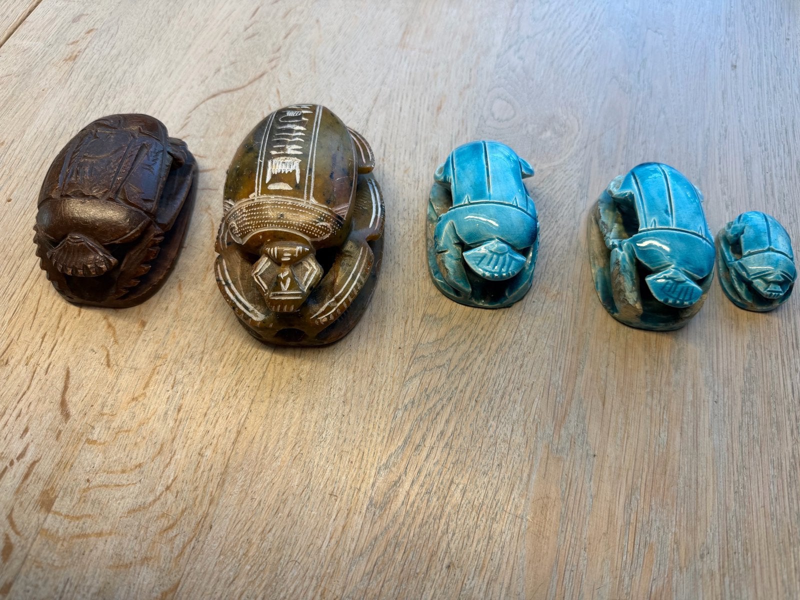 Efyptische scarabeeen, Antiek en Kunst, Verzenden