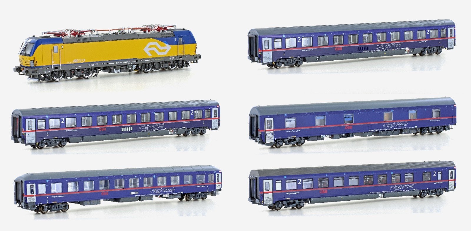 *GEZOCHT* ns nightjet set DC h0, Overige merken, Gelijkstroom, Wagon, Ophalen of Verzenden