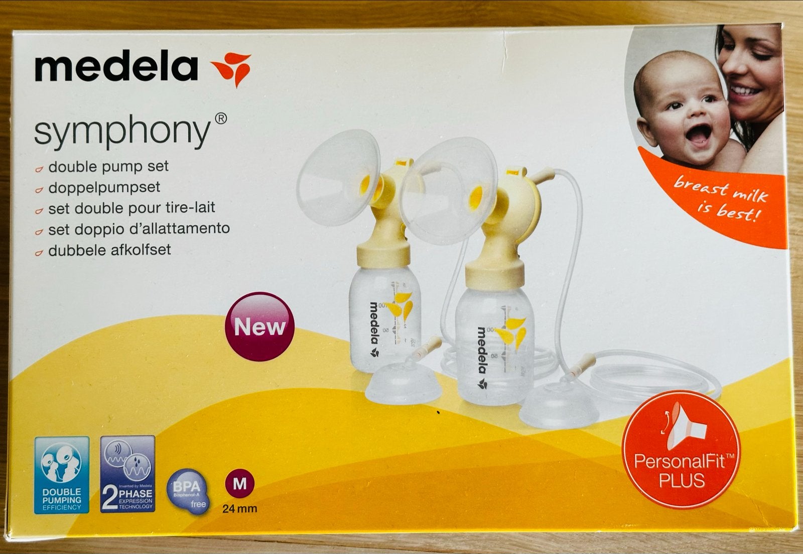 Medela Symphony dubbele afkolfset, Ophalen, Zo goed als nieuw