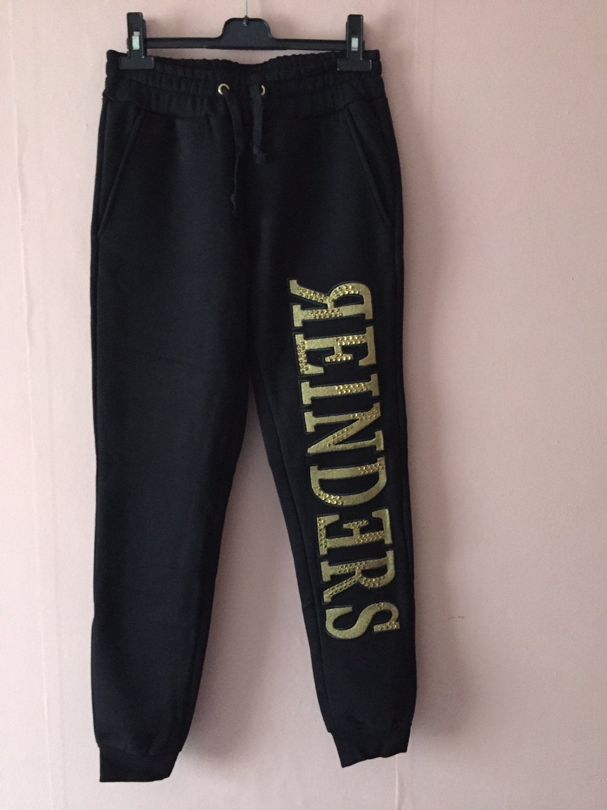 Nieuw! Reinders zwart met goud jogging broek maat 34, Verzenden, Zwart, Nieuw, Maat 34 (XS) of kleiner