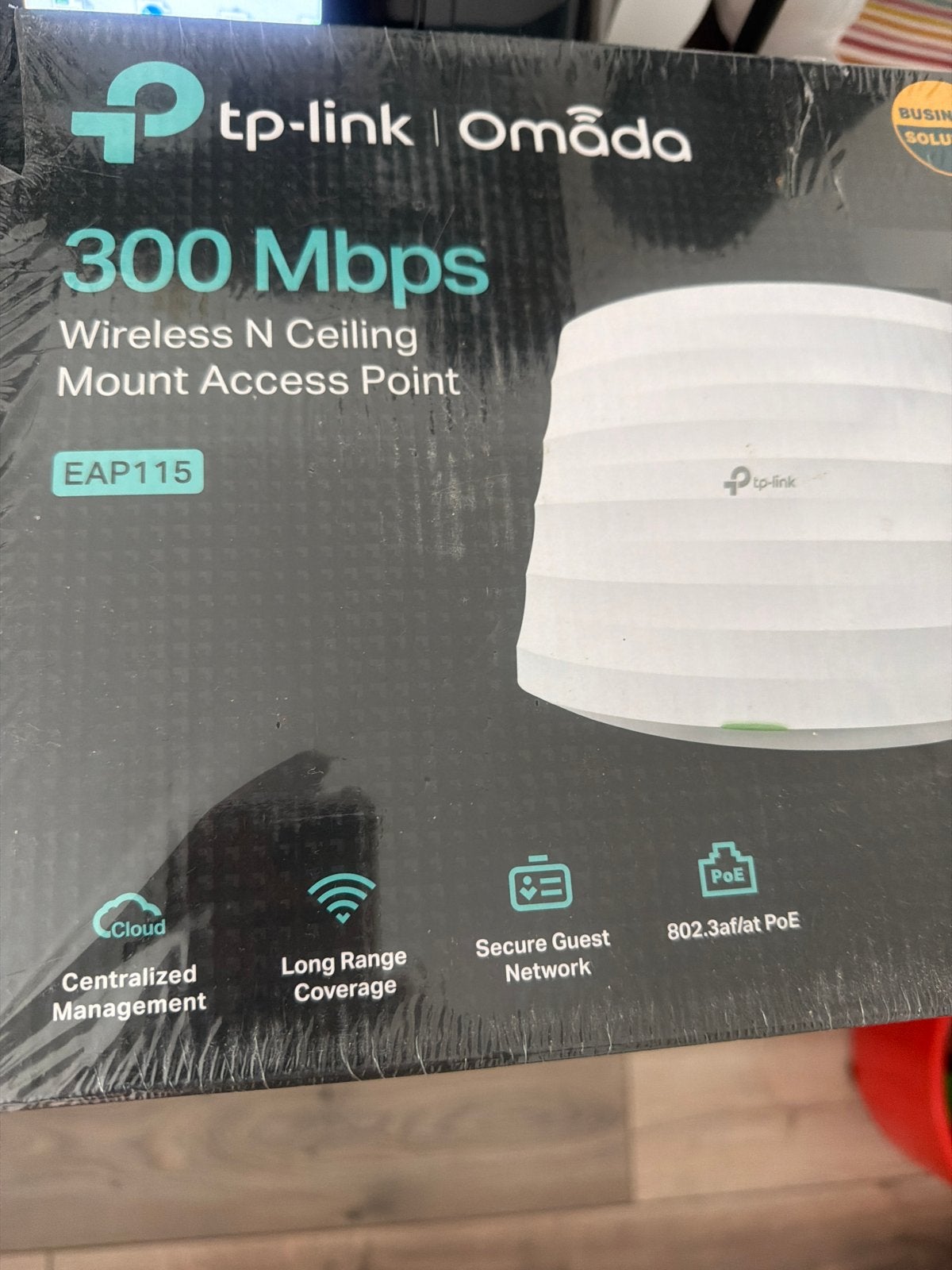 TP-Link Omada EAP115 Wireless N Plafond Access Point Nieuw, Computers en Software, Accesspoints, Ophalen of Verzenden, Nieuw