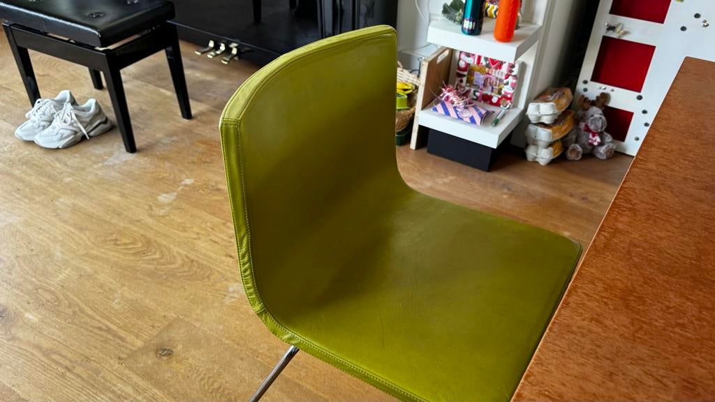 Moderne eetkamerstoelen in diverse kleuren ikea bernhard, Ophalen, Gebruikt, Overige kleuren, Vier