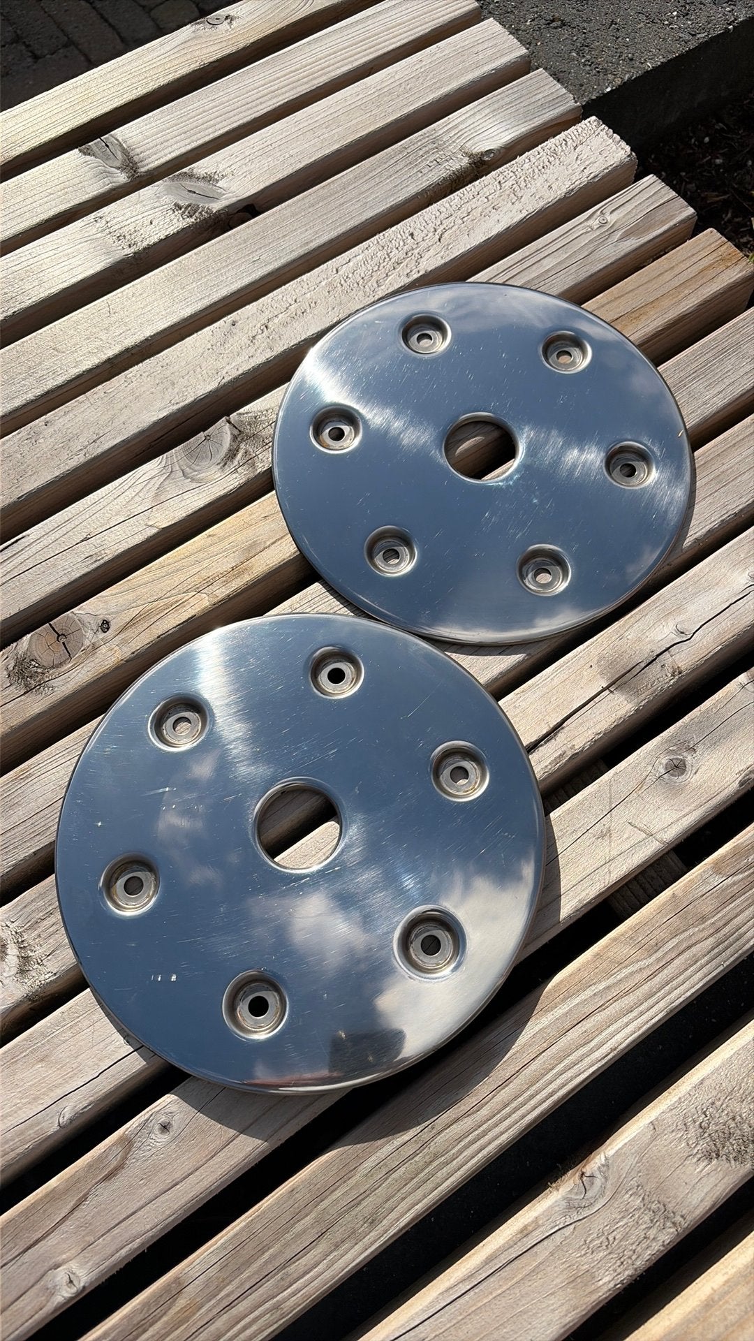 Yamaha XV1600 Wild Star voorwiel naaf cover set., Ophalen of Verzenden, Gebruikt
