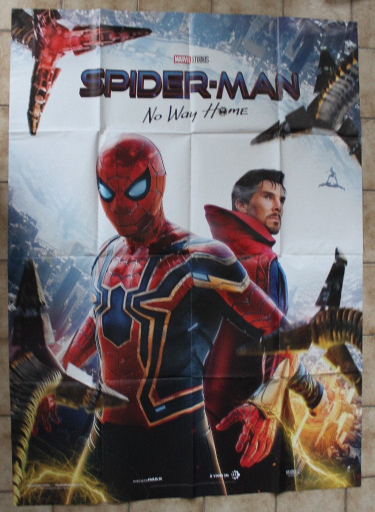 filmaffiche Spider-Man No Way Home Marvel 2021 XL filmposter, Rechthoekig Staand, Deurposter of groter, Ophalen of Verzenden, Zo goed als nieuw