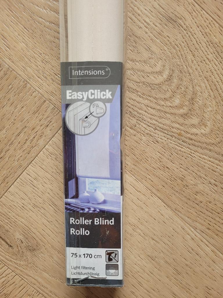 Nieuw rolgordijn crème kleur, Huis en Inrichting, Stoffering | Gordijnen en Lamellen, Ophalen, Nieuw, 50 tot 100 cm, Crème