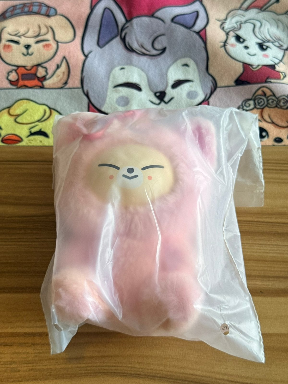 Stray Kids FoxI.Ny skzoo plush toy version, Ophalen of Verzenden, Zo goed als nieuw, Foto of Kaart