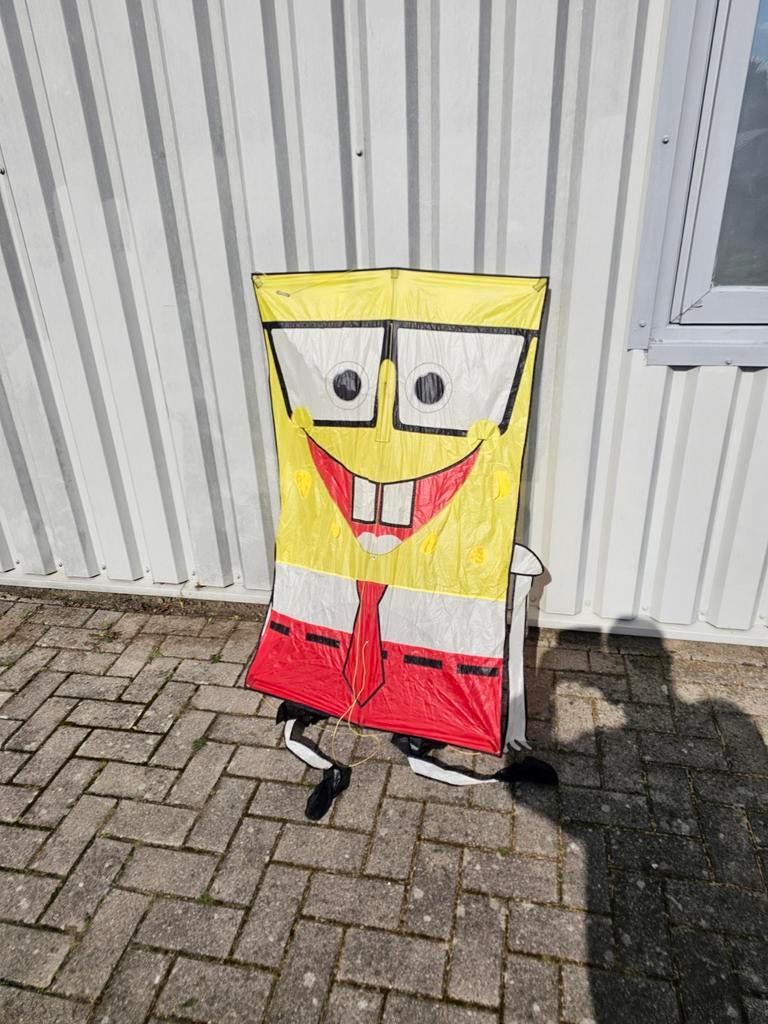 Spongebob Vlieger 80x120 cm - Nieuw, Onbekend, Nieuw, Ophalen of Verzenden, Eenlijns