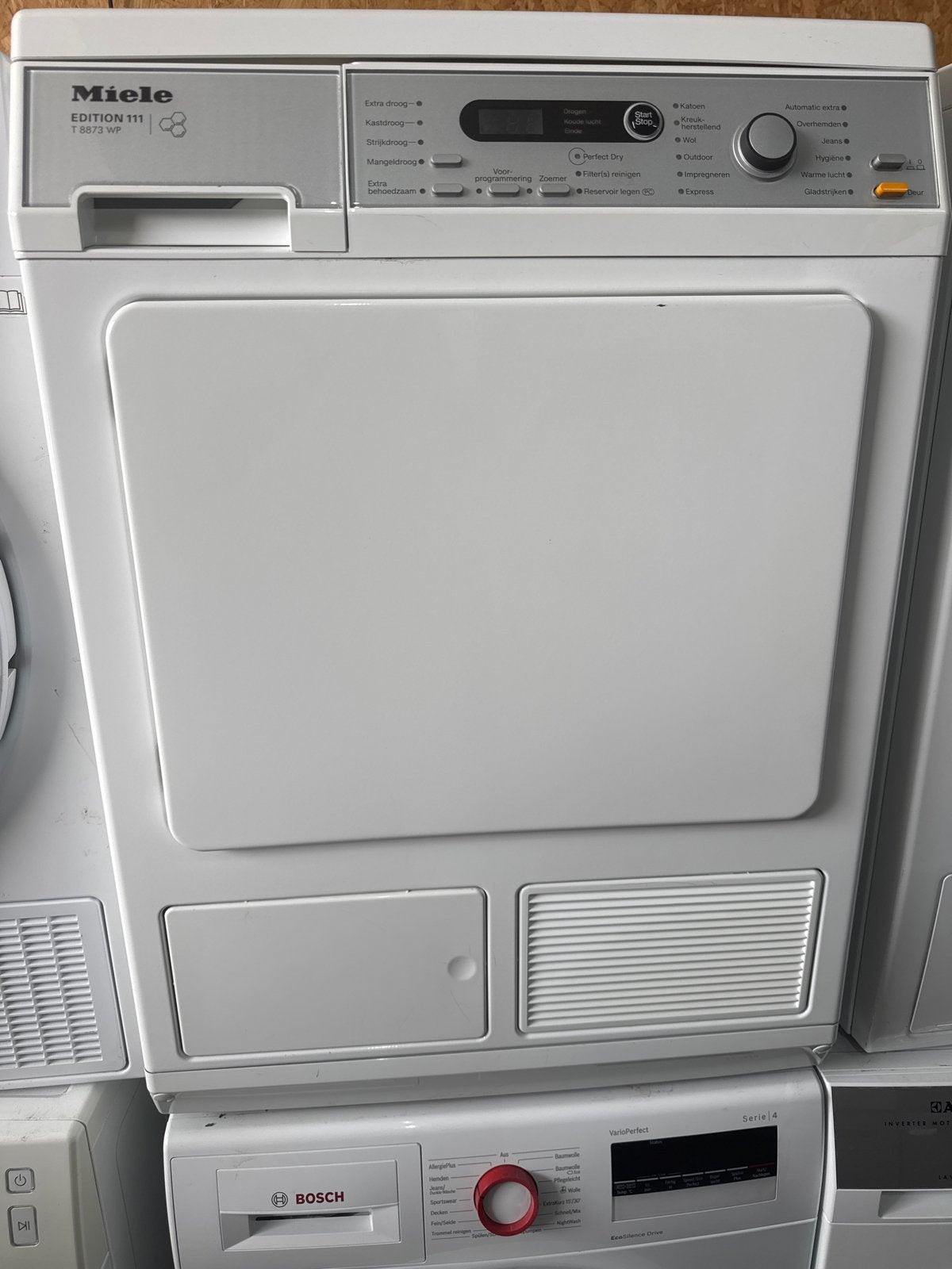 Miele T8873 WP 8kg Warmtepompdroger, Gebruikt, 8 tot 10 kg, Ophalen of Verzenden, Voorlader