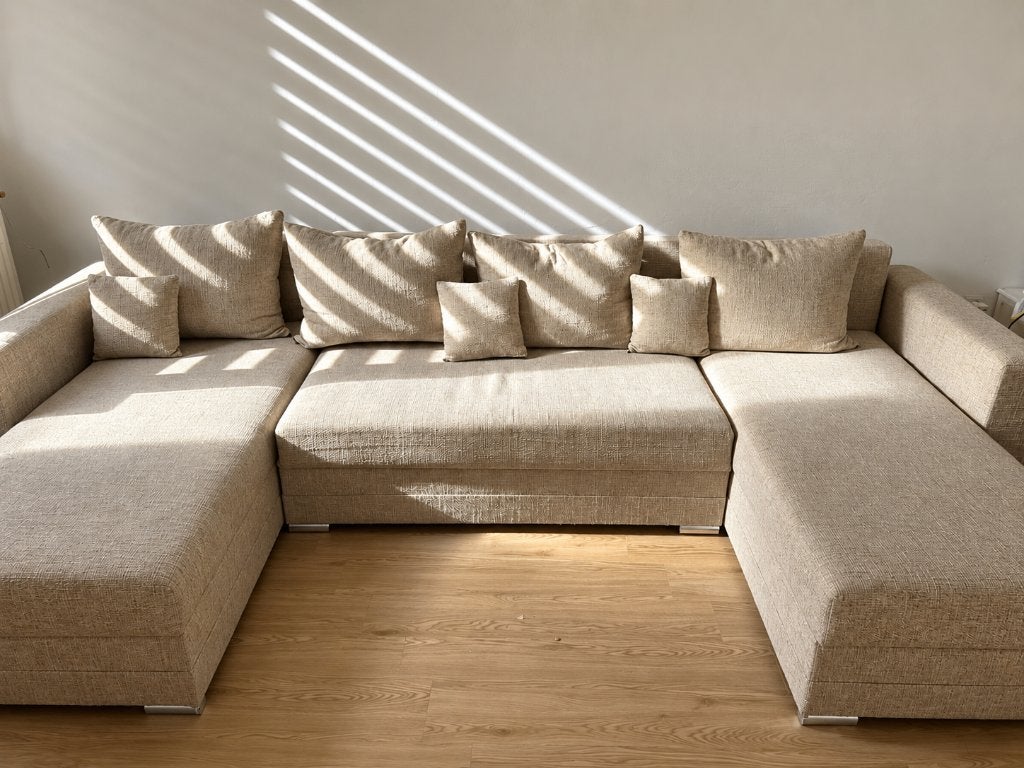 Sofa, Huis en Inrichting, Ophalen, Overige materialen, Gebruikt, 100 tot 125 cm