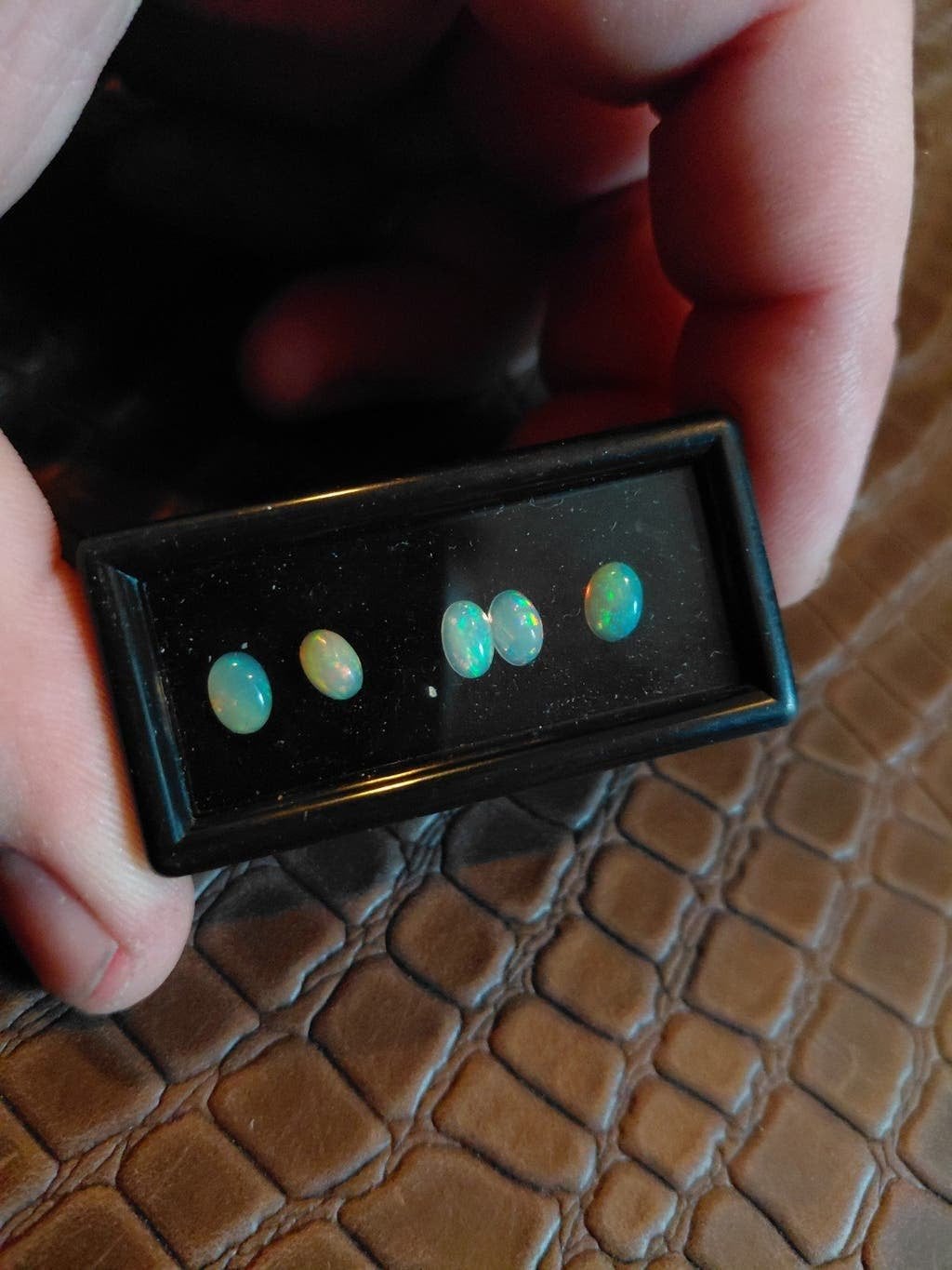 5 cabochon geslepen opalen welo, Sieraden, Tassen en Uiterlijk, Verzenden, Nieuw, Overige materialen