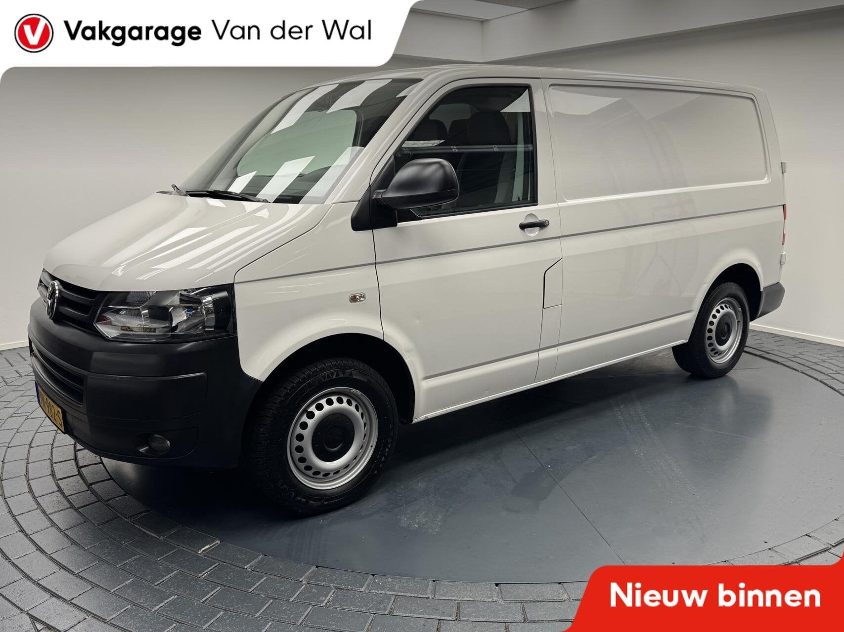 Volkswagen Transporter 2.0 TDi 3 Pers-Airco-Cr.contr-trekhaa, Auto's, Euro 5, Stof, Gebruikt, Huisgarantie