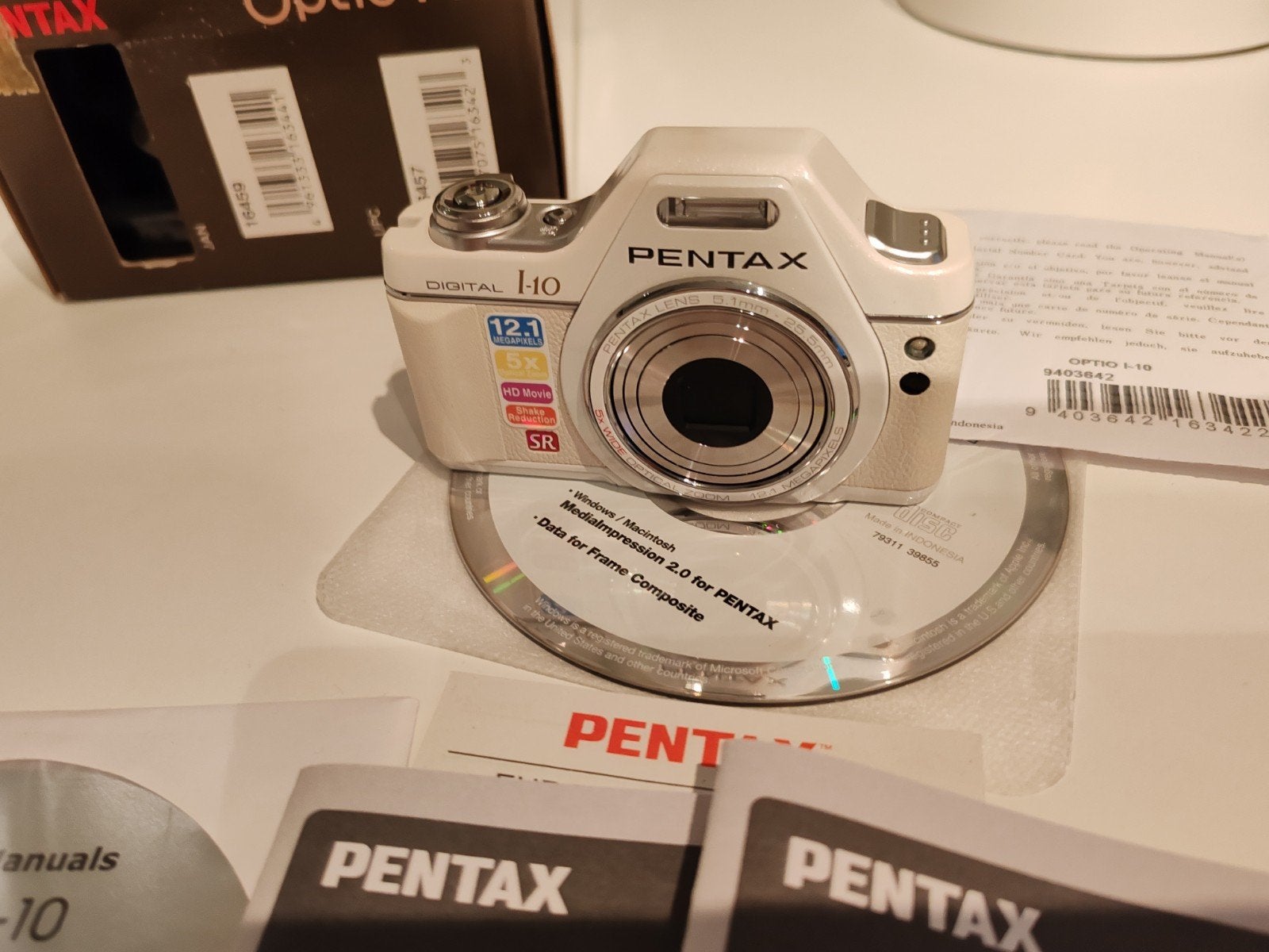 Pentax Digital Optio I-10 zo goed als nieuw, Accu, 12 megapixels, Ophalen of Verzenden, Zo goed als nieuw