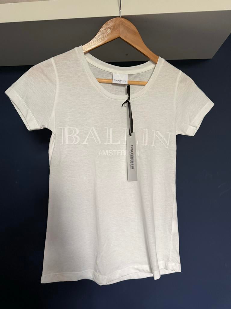 Ballin Amsterdam T-shirt off white maat xs nieuw, Wit, Nieuw, Ophalen of Verzenden, Korte mouw