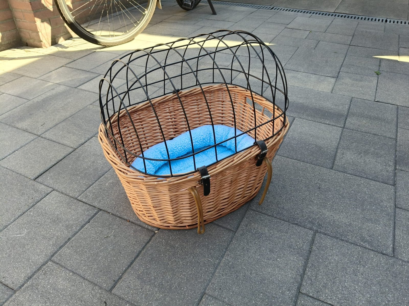 Honden mandje voor op het stuur, Ophalen of Verzenden, Zo goed als nieuw, Overige typen, Stuurbevestiging