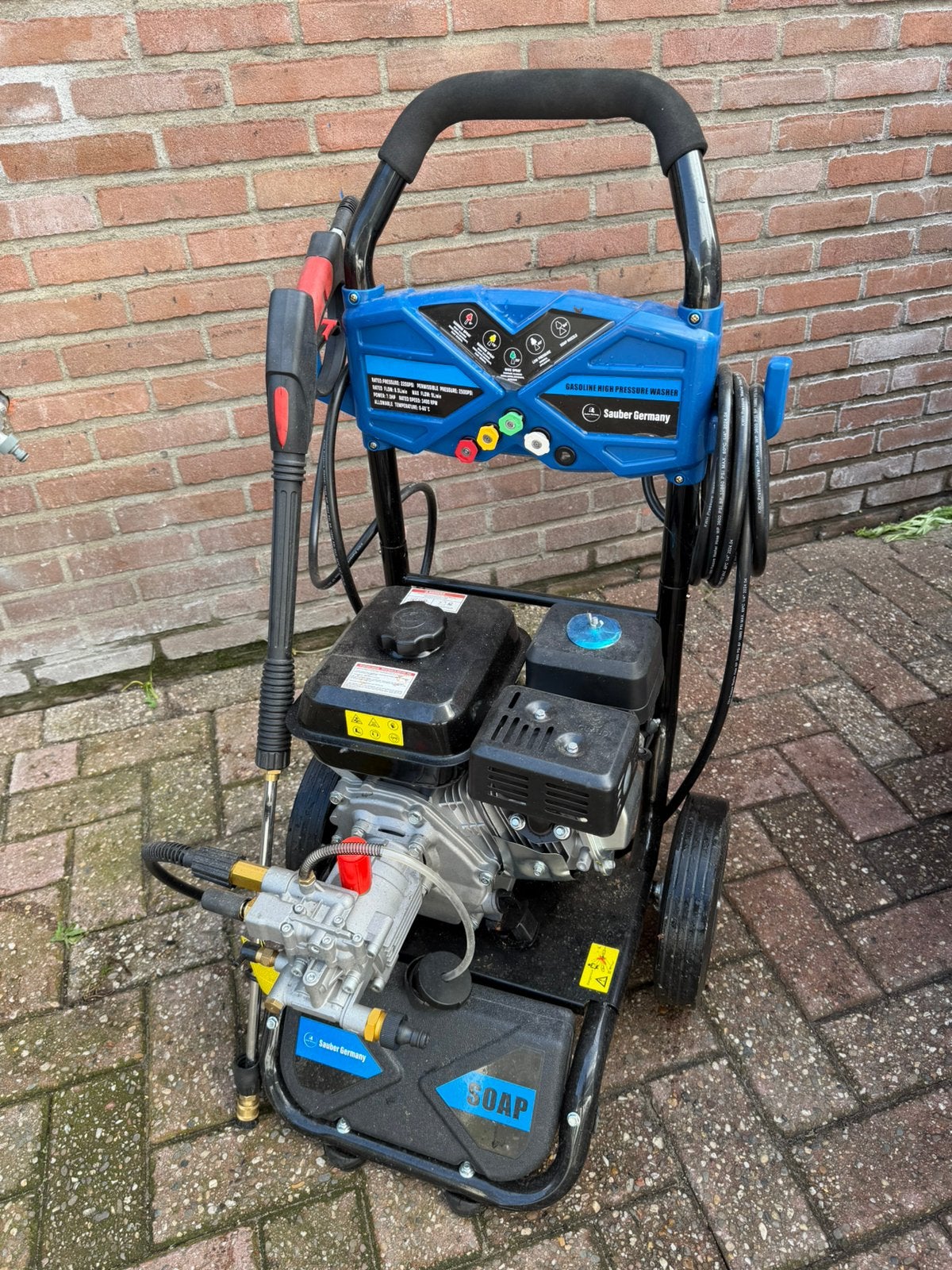Sauber Germany benzine hogedrukr 2200 PSI – werking onbekend, Ophalen, Zo goed als nieuw, Benzine