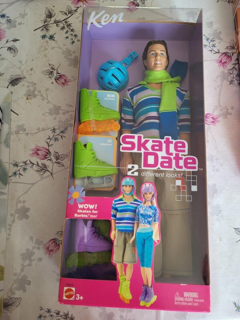 Ken skate date 2002 Indonesië, Ophalen of Verzenden, Nieuw, Fashion Doll