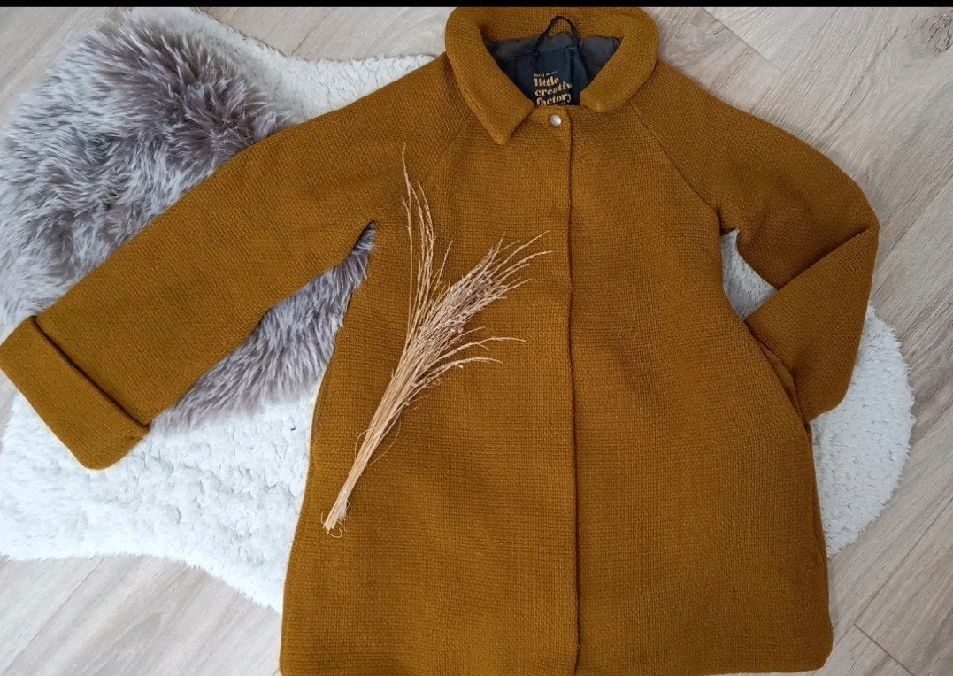 Stijlvol nette jas, little creative factory maat 122/128, Ophalen of Verzenden, Zo goed als nieuw, Meisje, Jas