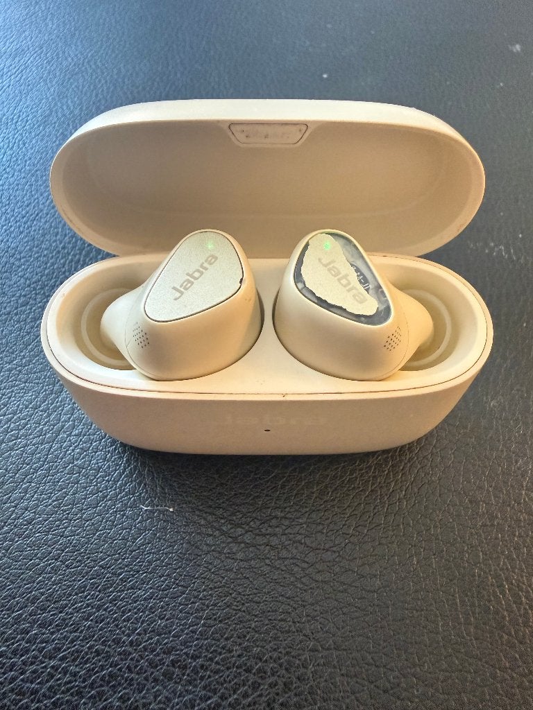 Jabra Elite 5 Cream Wireless Earbuds(2), Gebruikt, Ophalen of Verzenden, In oorschelp (earbud), Jabra