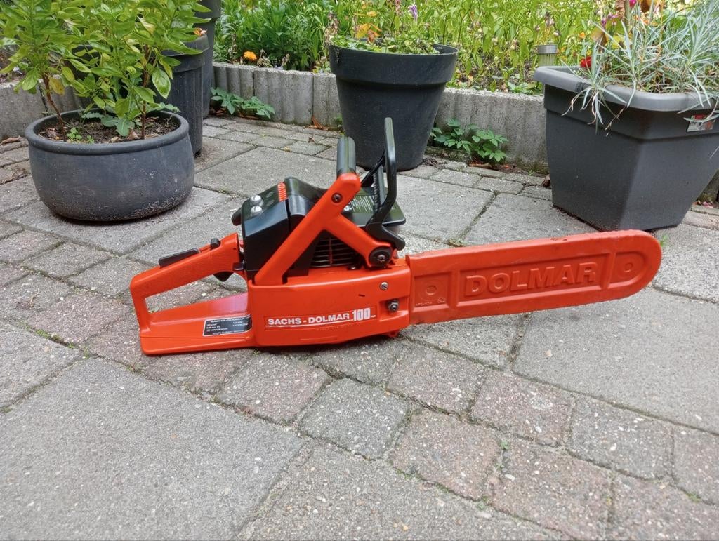 Sachs dolmar 100 kettingzaag motorzaag, Ophalen of Verzenden, Gebruikt