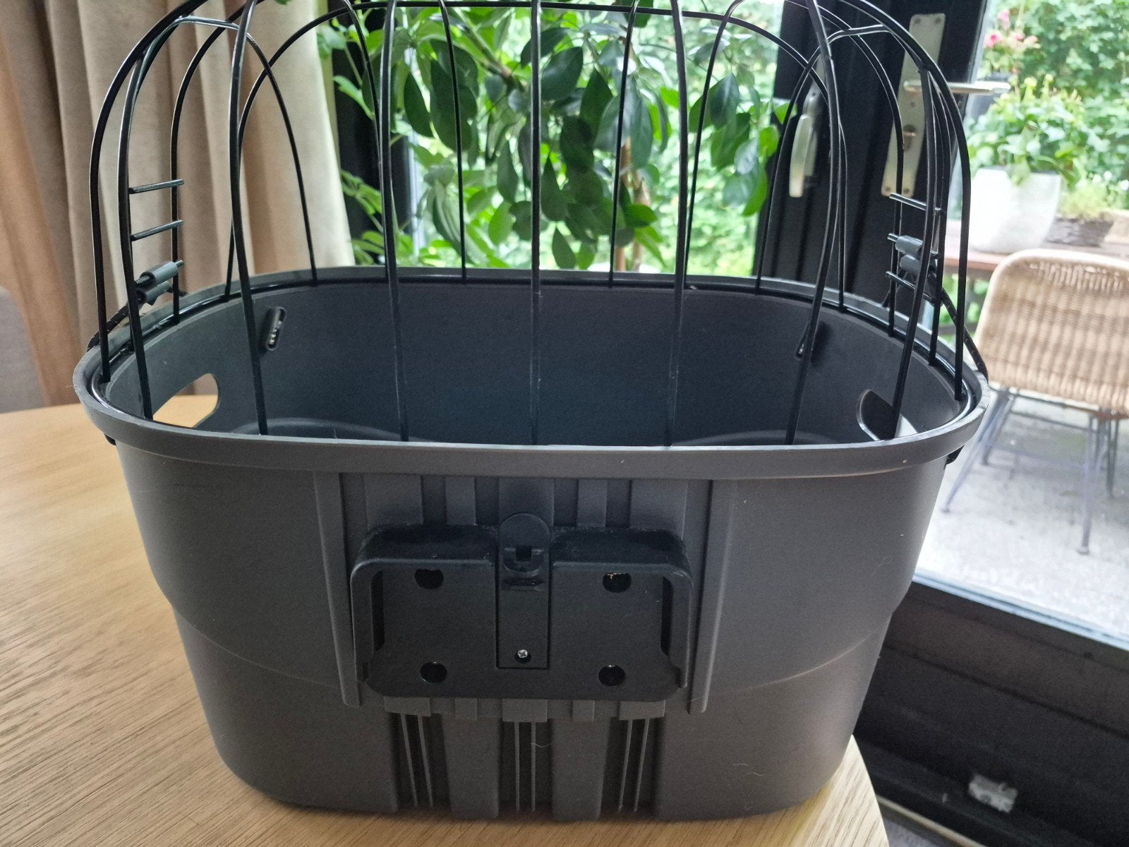 Fietsmand voor honden tot 6kg - Compleet met bevestiging, Ophalen of Verzenden, Zo goed als nieuw, Fietsmand, Stuurbevestiging