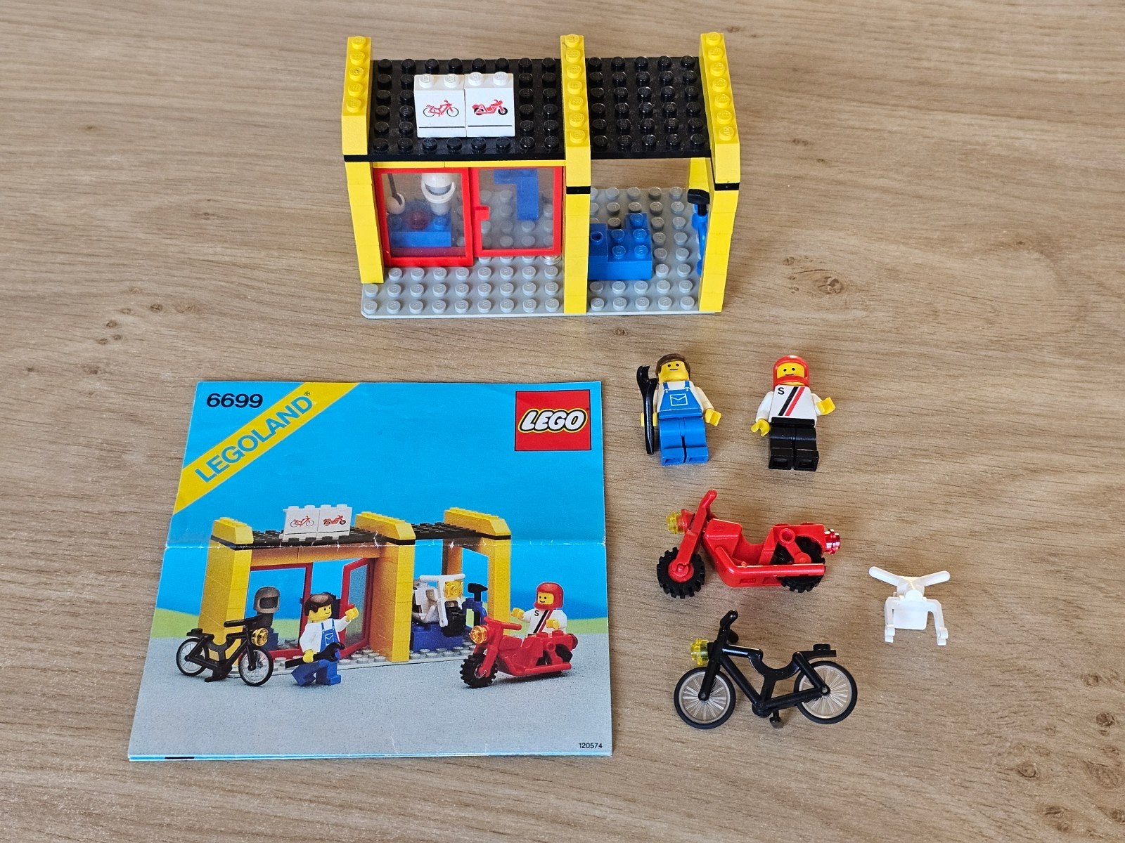 LEGO 6699 Cycle Fix-It Shop – 1987, Ophalen of Verzenden, Gebruikt