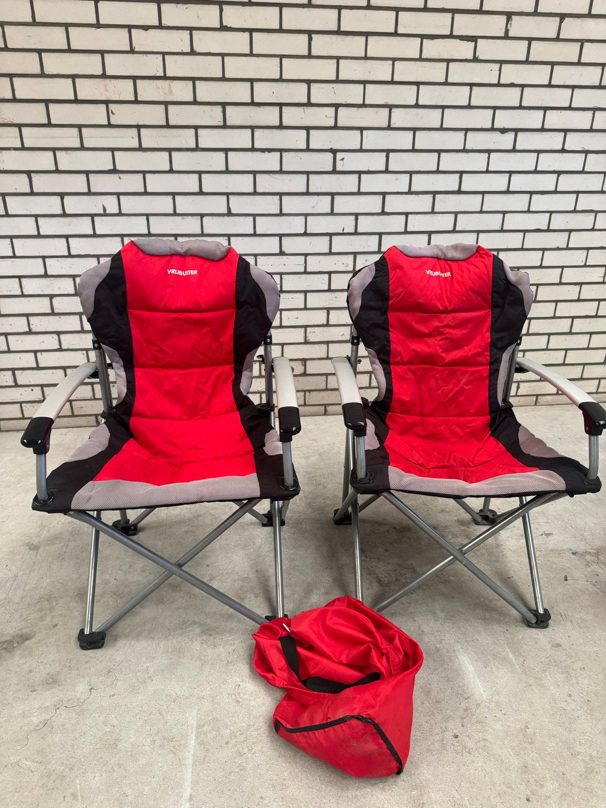 Vrijbuiter Campingstoelen/ visstoelen opvouwbaar, Ophalen, Gebruikt, Campingstoel