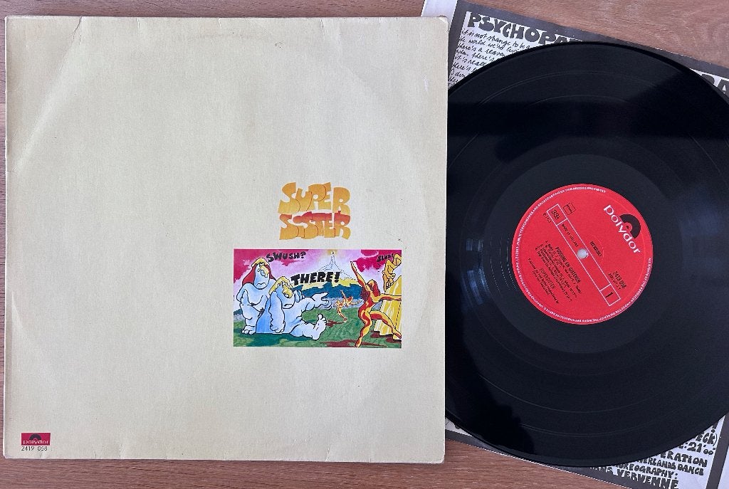SUPERSISTER - Pudding and gisteren ( LP; VG+/VG+ ), LP, Ophalen of Verzenden, 12 inch, Inclusief binnenhoes