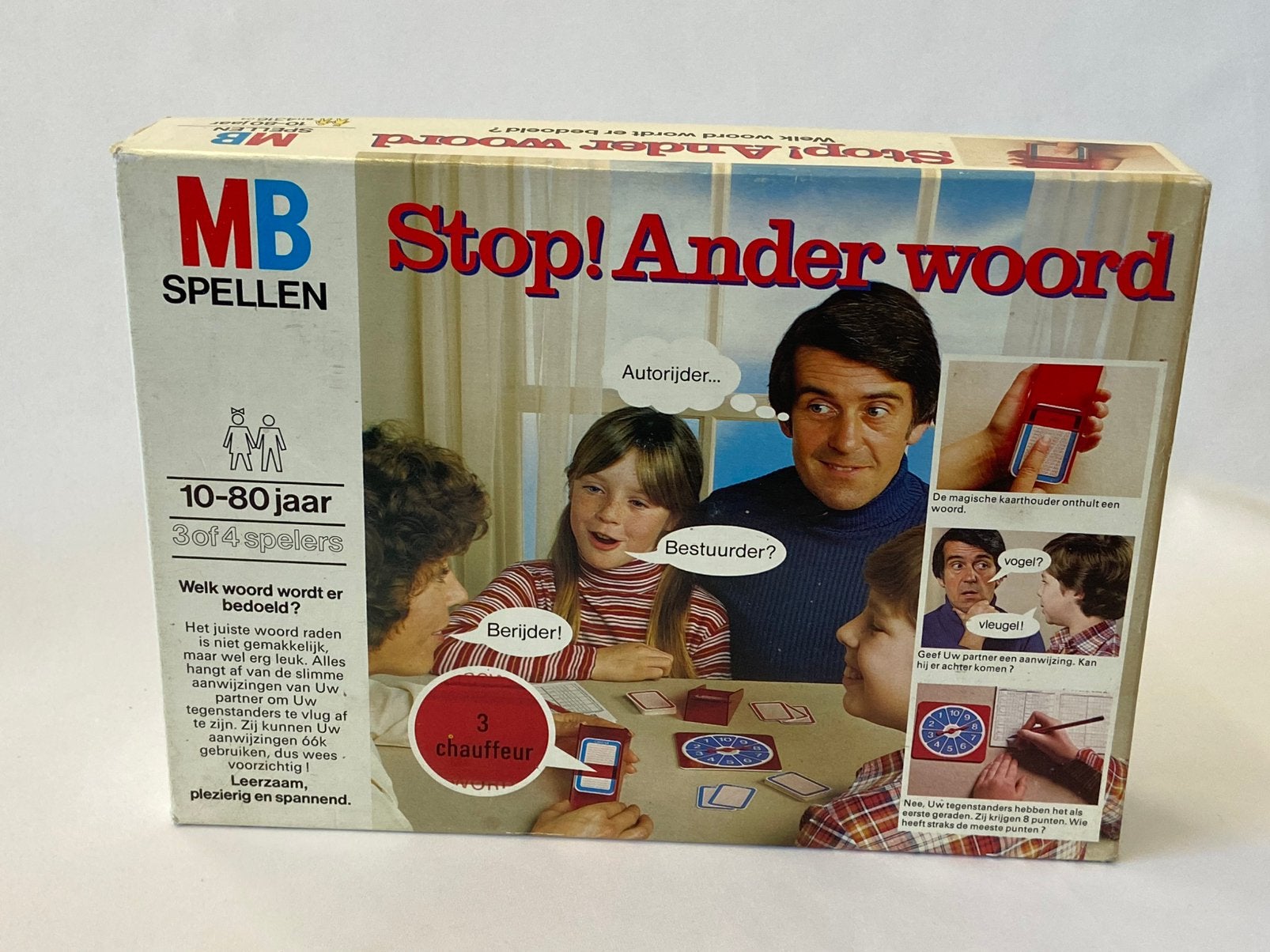 MB Stop! Ander Woord, spelletje van MB, Hobby en Vrije tijd, Gezelschapsspellen | Bordspellen, Een of twee spelers, Ophalen of Verzenden