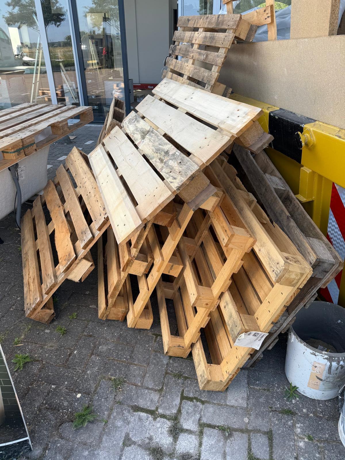 Gratis 16 pallets, Ophalen, Zo goed als nieuw, Pallet, Minder dan 200 cm
