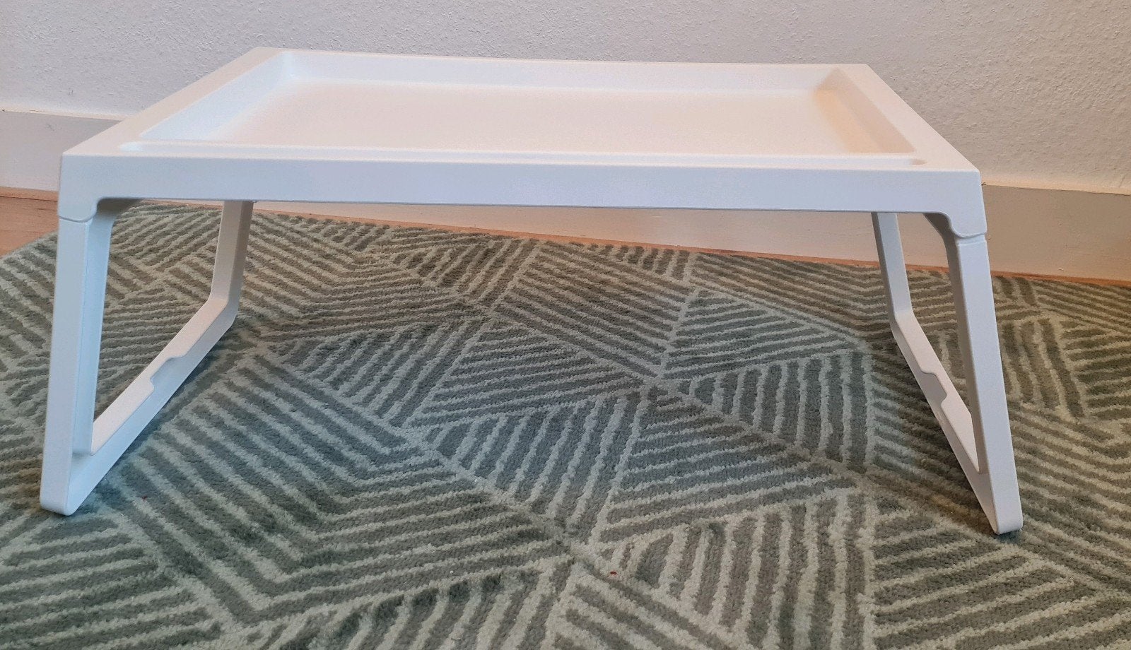 IKEA KLIPSK bedtafel, Ophalen, Gebruikt, Rechthoekig, Kunststof