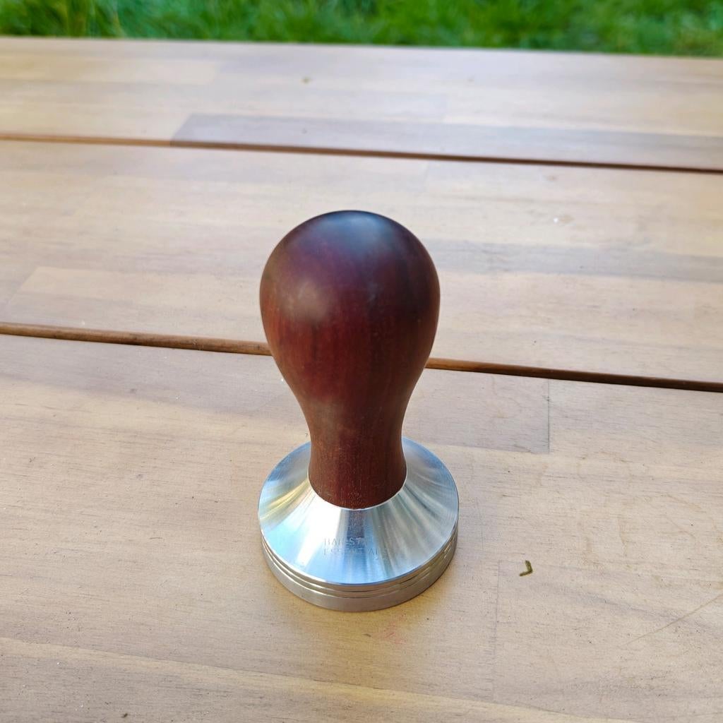Barista Essentials Tamper 51mm - Houten Handvat, Ophalen of Verzenden, Zo goed als nieuw, Overige merken, Barista-accessoire
