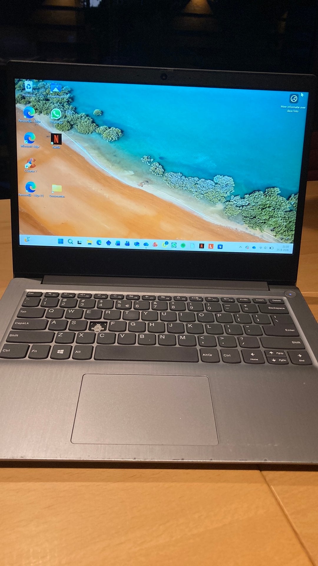 Lenovo Ideapad 3 14IGL05, Met videokaart, 2 tot 3 Ghz, Qwerty, 14 inch