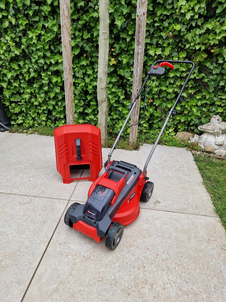 Grasmaaier  op Accu, Tuin en Terras, Grasmaaiers, Ophalen, Gebruikt, Accu-grasmaaier, Einhell