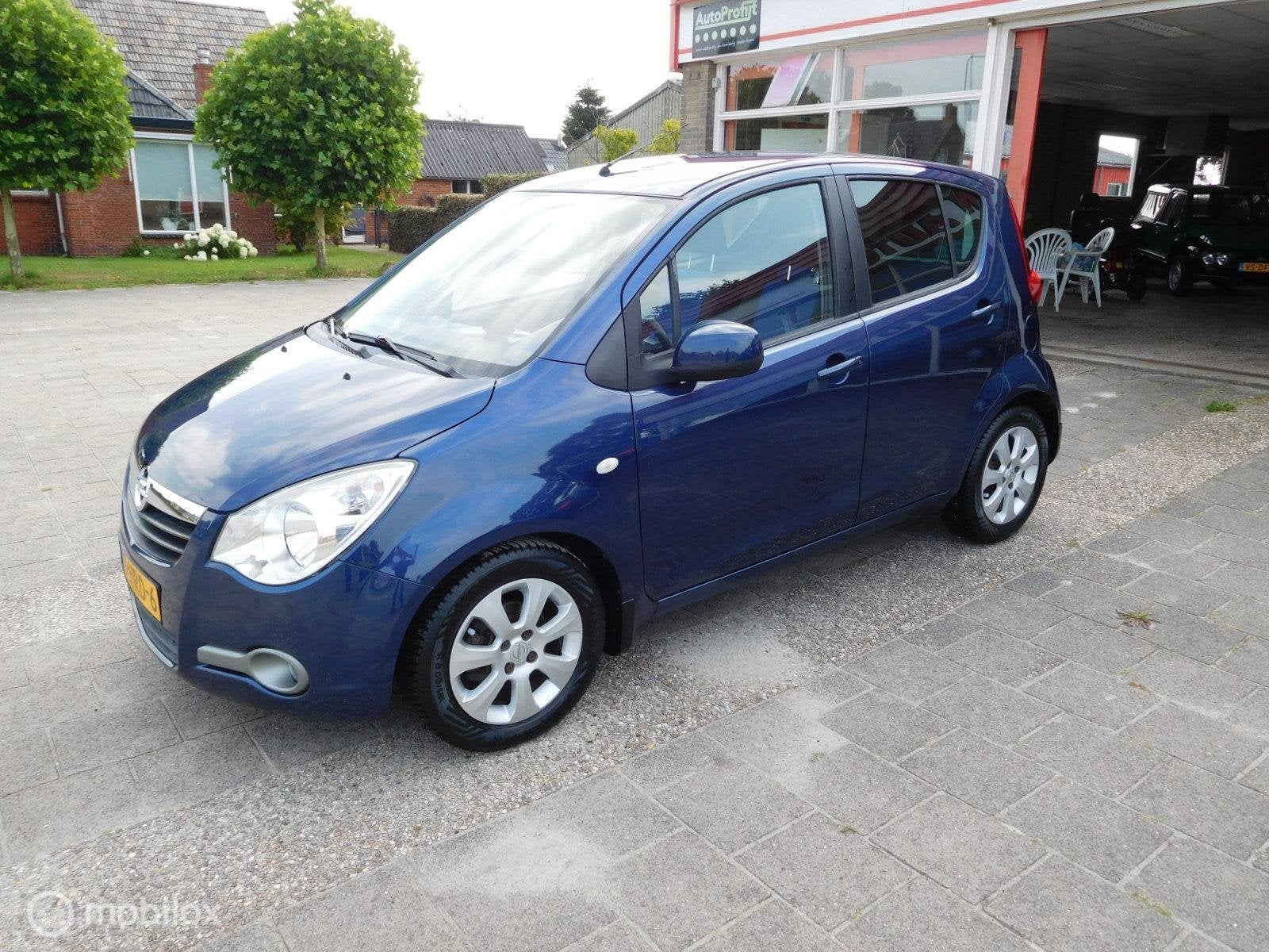 Opel Agila 1.2 Edition Airco Trekhaak, Auto's, 4 cilinders, 965 kg, Blauw, Origineel Nederlands