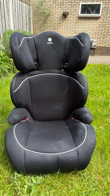 Te koop Puck autostoeltje, 15-36 kg, ook als stoelverhoger, Autogordel, 15 t/m 36 kg, Zijbescherming, Zo goed als nieuw