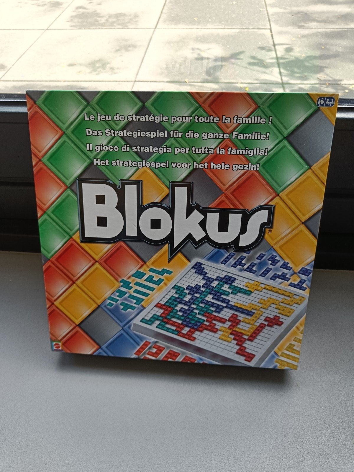 Blokus bordspel - Strategisch spel voor het hele gezin, Drie of vier spelers, Ophalen of Verzenden, Zo goed als nieuw, Mattel