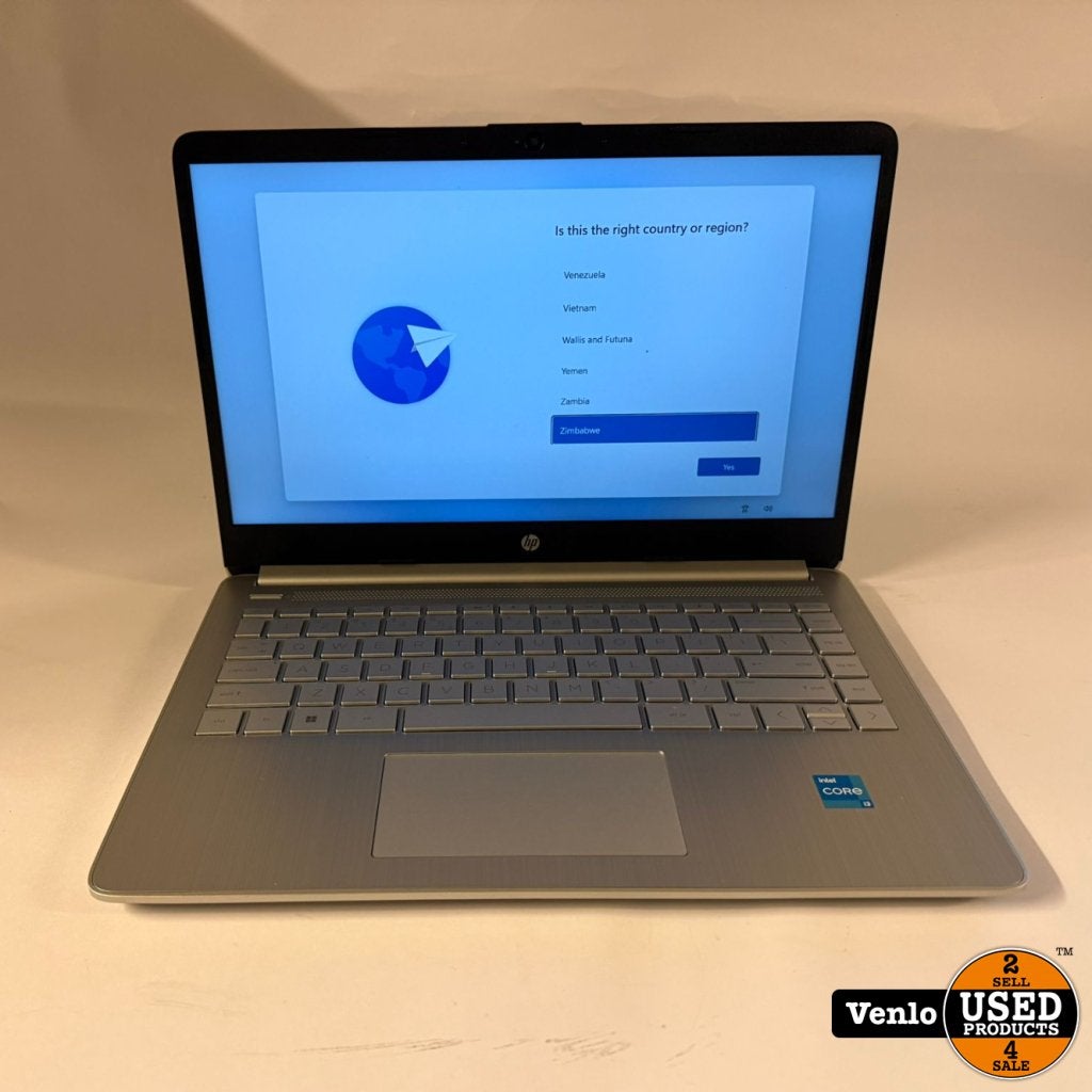 HP 14S Model dq5500nd |Intel i3 1215U|8GB|256GB| ZGAN, Computers en Software, Windows Laptops, Gebruikt