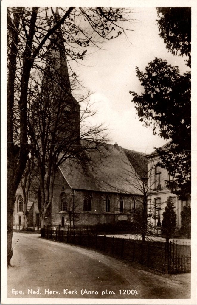 Epe - 10 oude ansichtkaarten N.H. Kerk, Verzenden, 1940 tot 1960, Gelopen, Gelderland