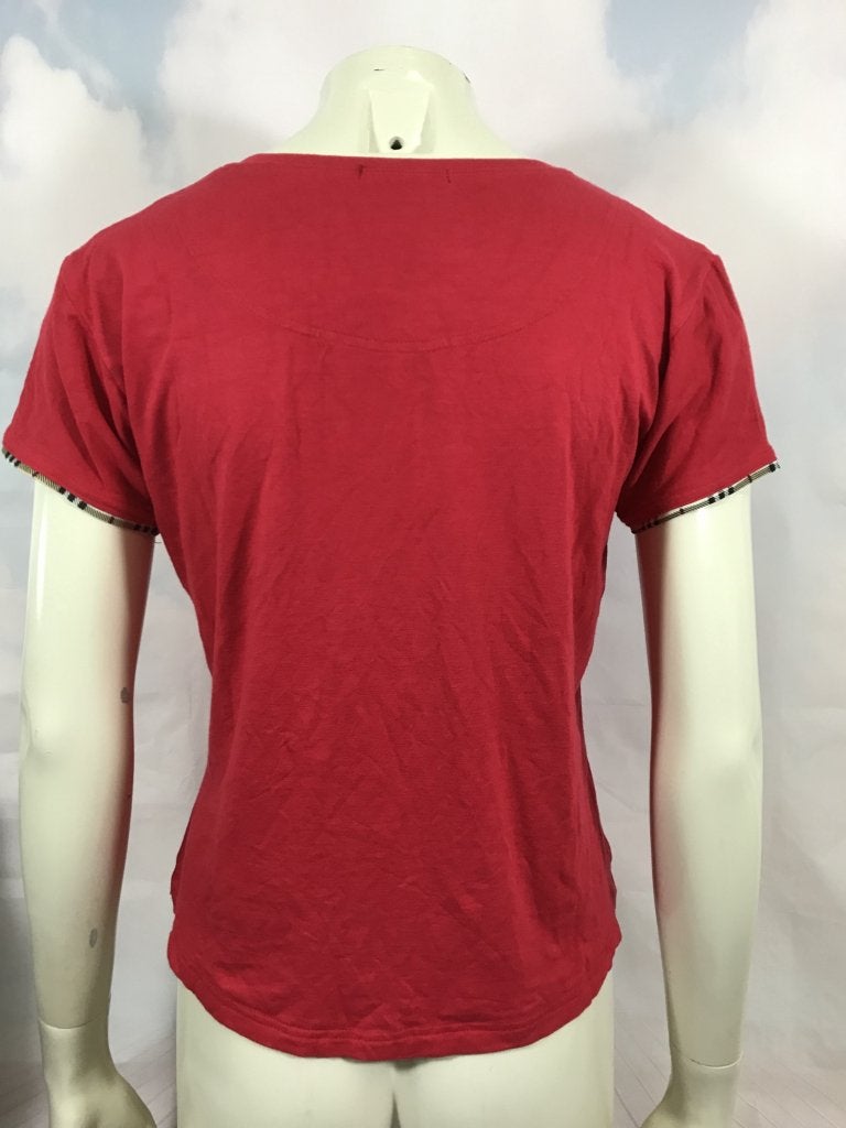 Burberry rood shirt maat XL (1C1), Tweedehands verkoop, Tweedehands verkoop, Maat 46/48 (XL) of groter, Ophalen of Verzenden