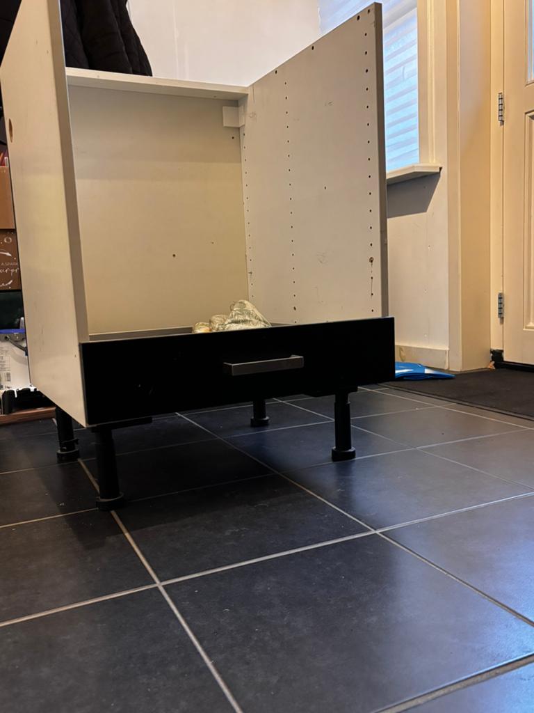 Ikea Faktum kastjes, Ophalen, Gebruikt