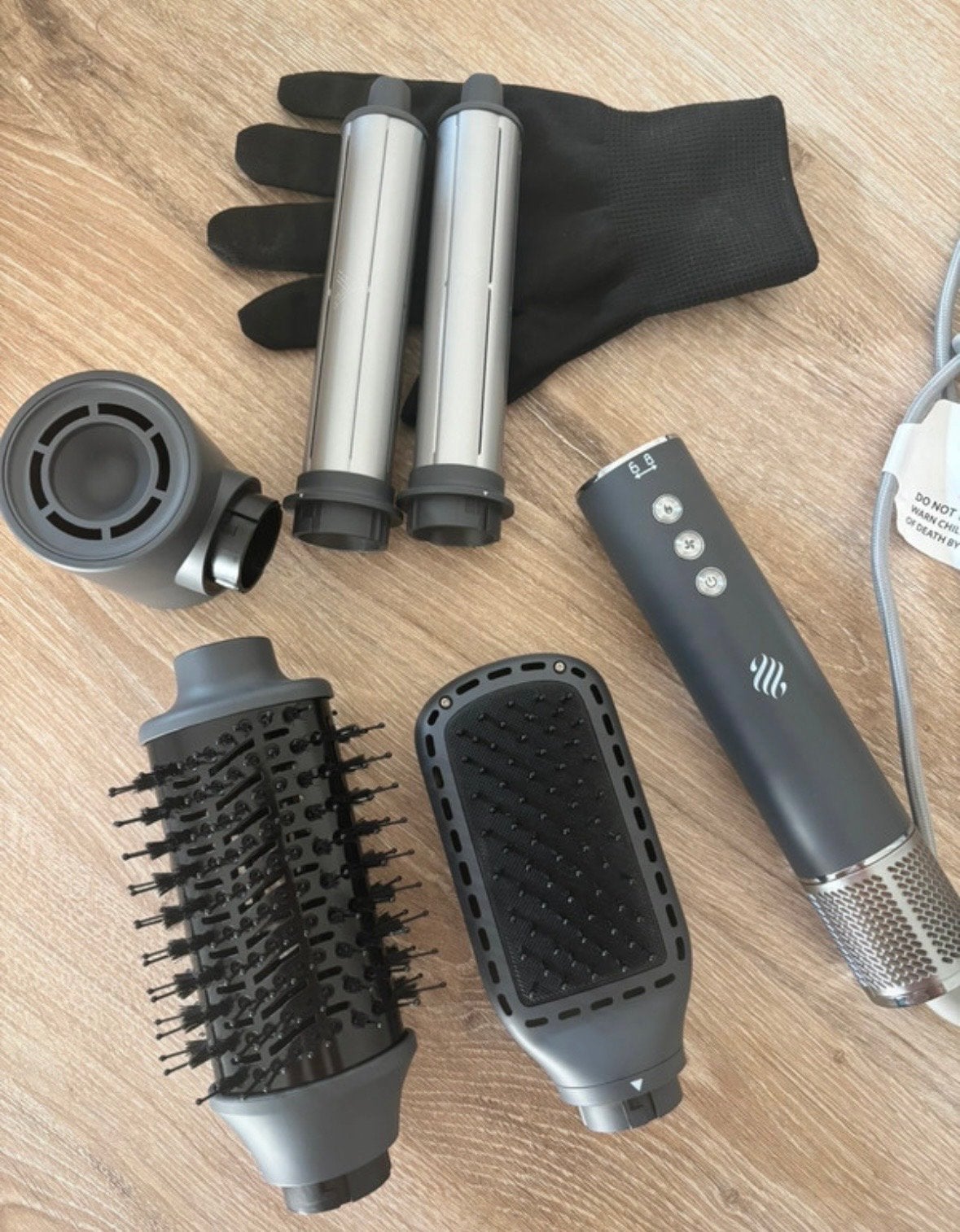 Ace & Taylor 5-in-1 Haarstyler - Föhn, Krultang, Borstel, Verzenden, Zo goed als nieuw, Haarverzorging