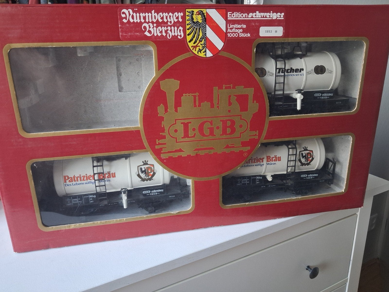 Lgb ketelwagon bier, Ophalen, Gelijkstroom, LGB