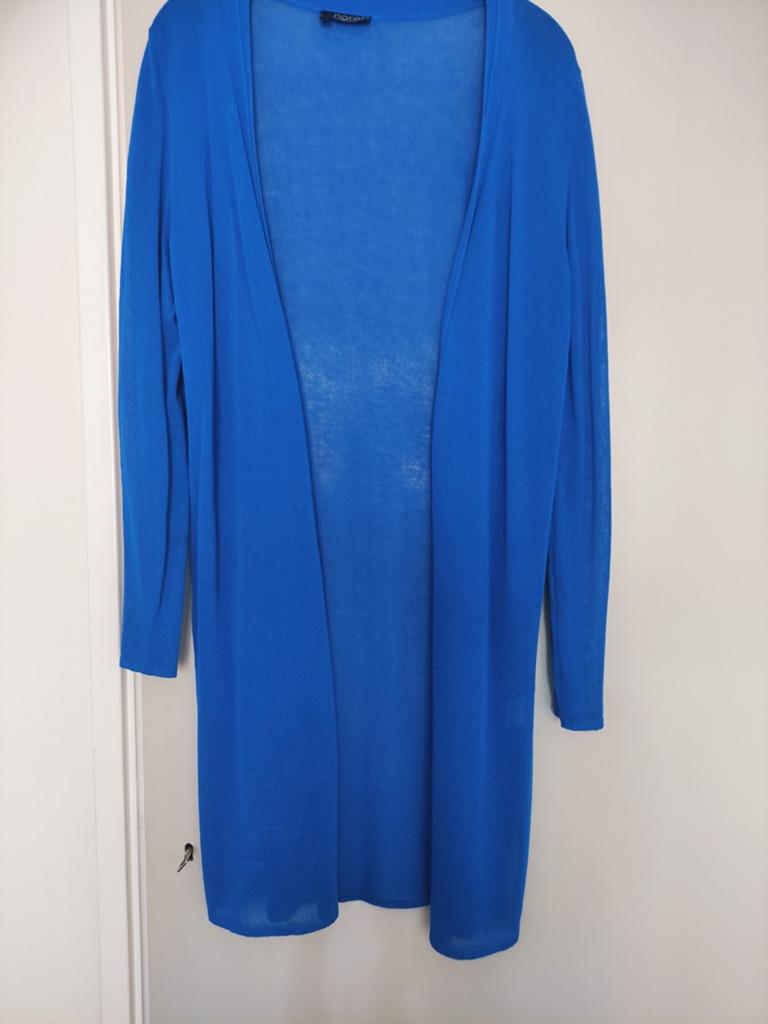 Kobaltblauw vest van Norah maat 40, Ophalen of Verzenden, Zo goed als nieuw, Blauw, Trui of Vest