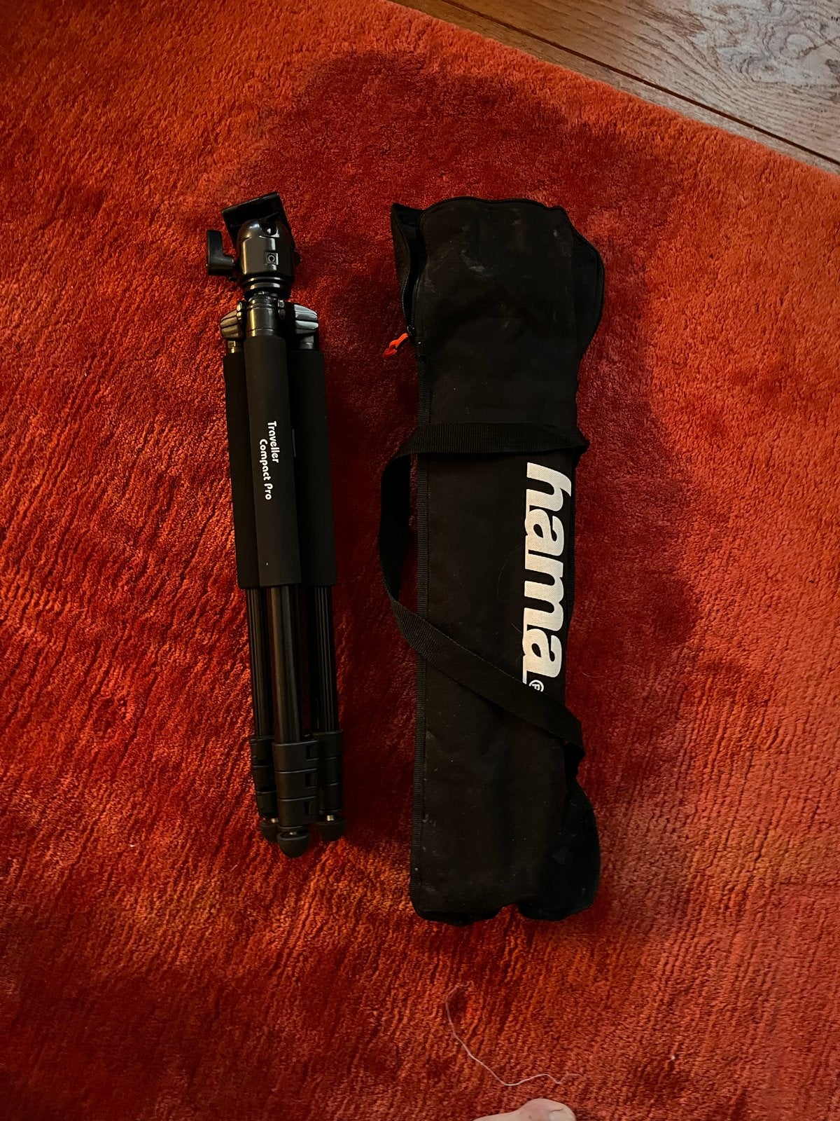 Hama Star 61 driepoot statief met draagtas, Zo goed als nieuw, Hama, Inclusief draagtas, 125 tot 150 cm