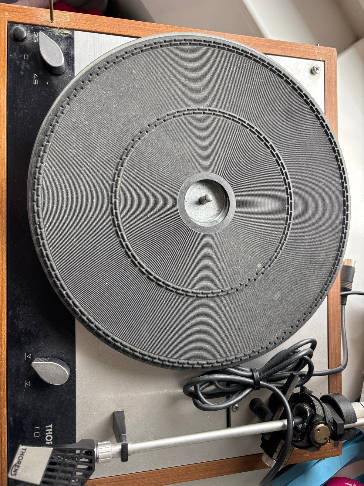 Thorens TD 160 Platenspeler - Klassieke Hifi, Ophalen, Gebruikt, Platenspeler, Thorens