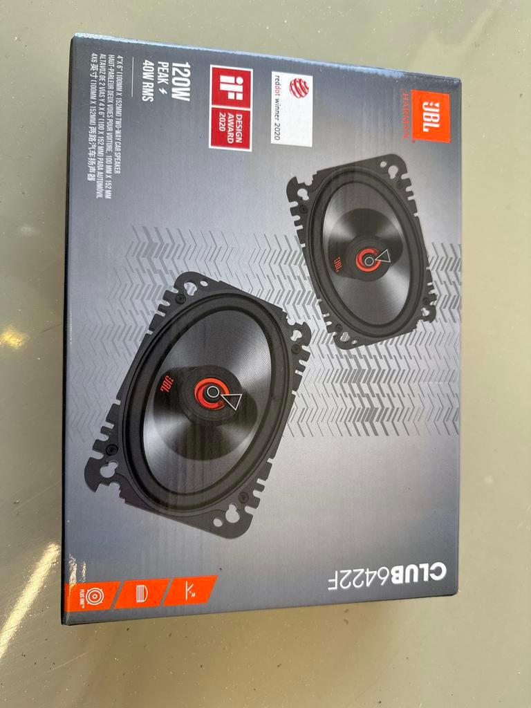 JBL Club 6422F autoluidsprekers 120 Watt, Ophalen of Verzenden, Nieuw
