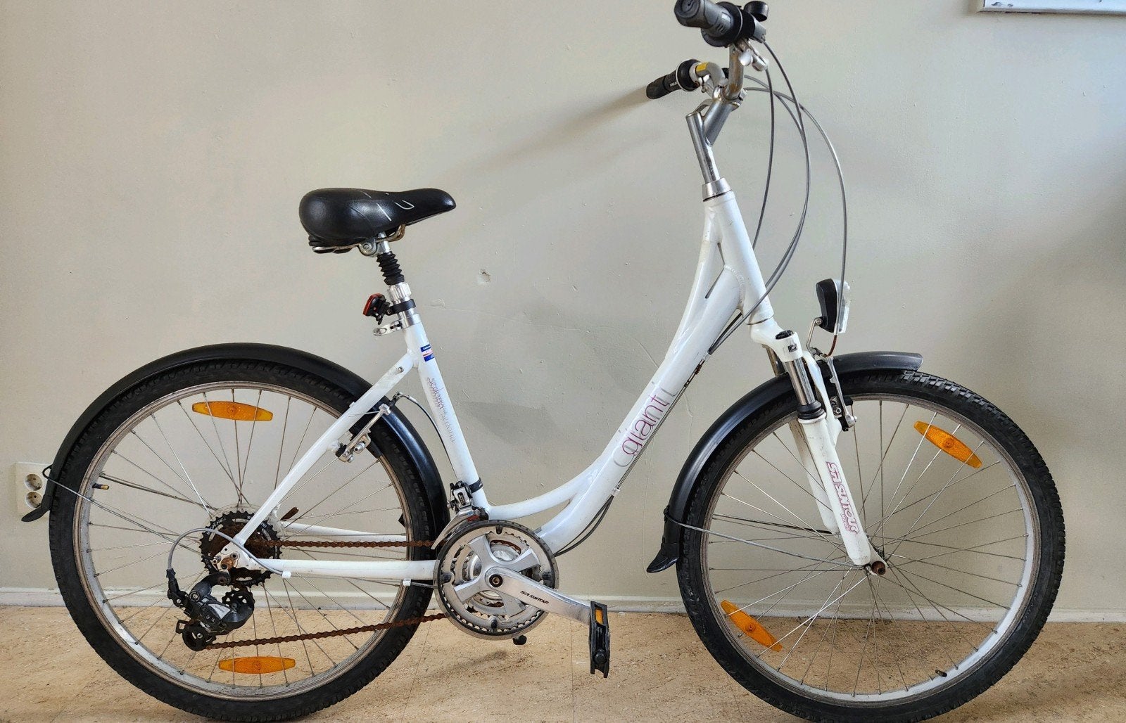 Giant Sedona damesfiets 28 inch 21v frame 46cm, Fietsen en Brommers, Gebruikt, Velgrem, Versnellingen, Minder dan 47 cm