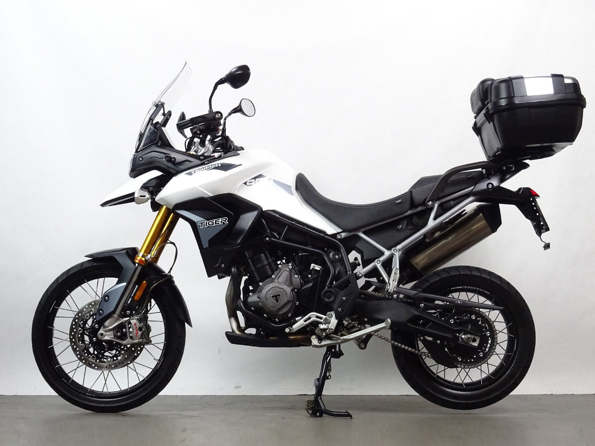 Triumph Tiger 900 Rally, 888 cc, Bedrijf, Handvatverwarming, Meer dan 35 kW