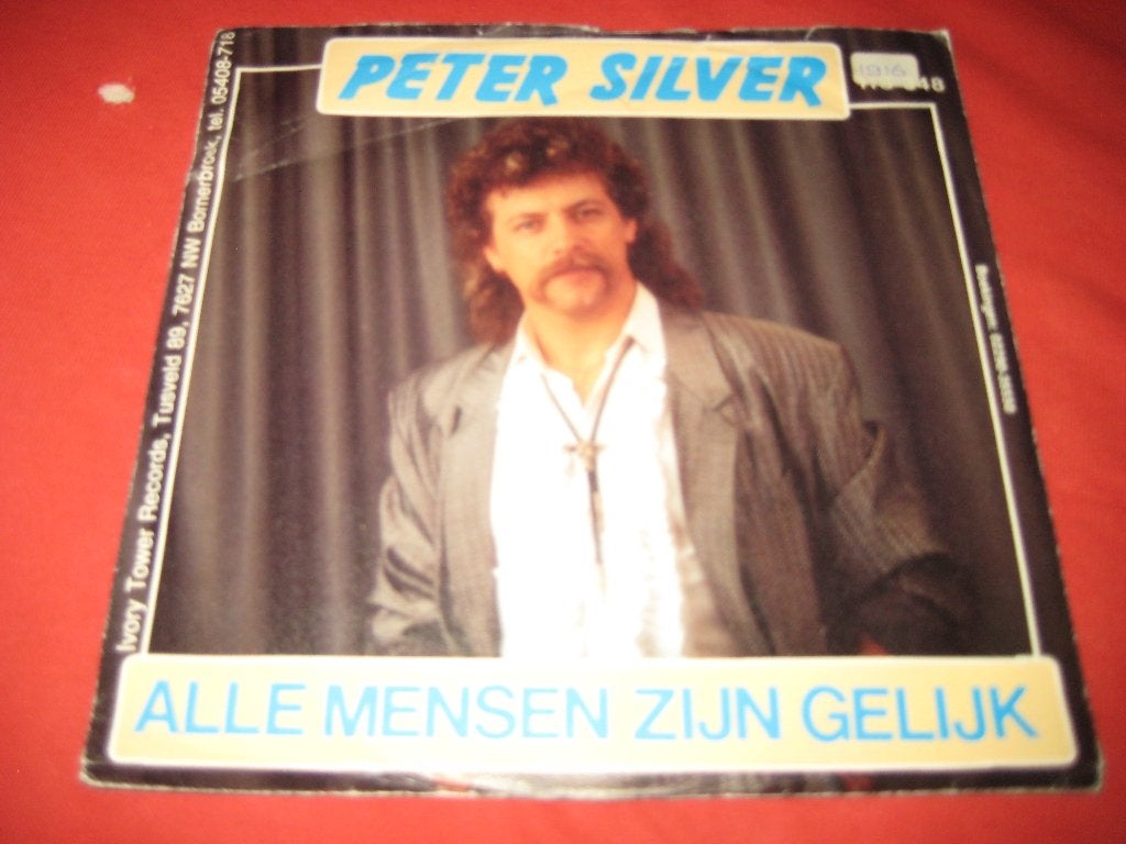 Peter Silver: Alle mensen zijn gelijk, Ophalen of Verzenden, Zo goed als nieuw, Nederlandstalig, Single