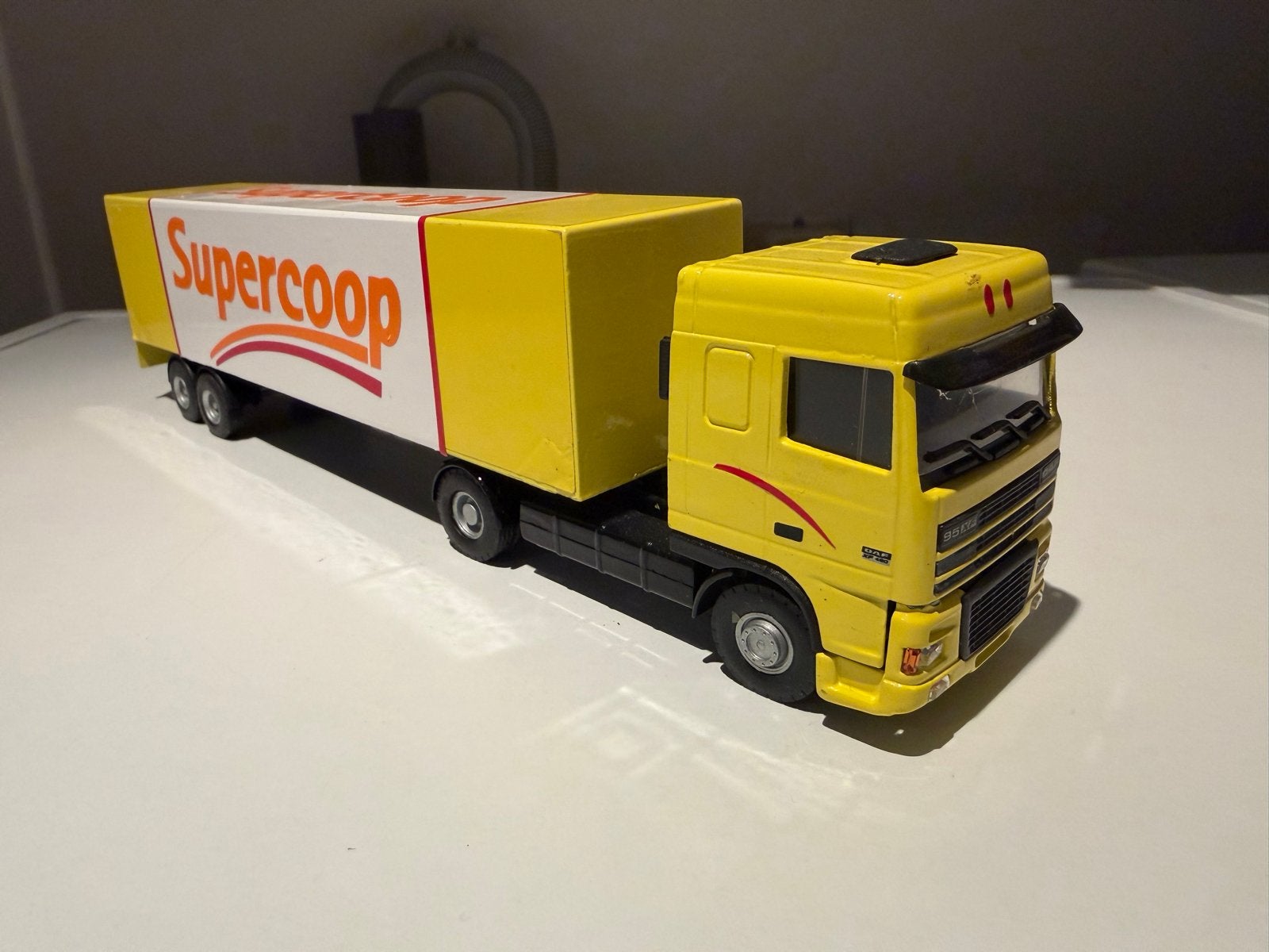DAF 95XF Supercoop vrachtwagen model, Ophalen of Verzenden, Gebruikt
